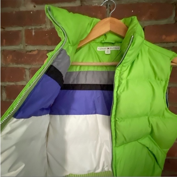 Tommy Hilfiger Green Puffer Vest - Picture 3 of 16